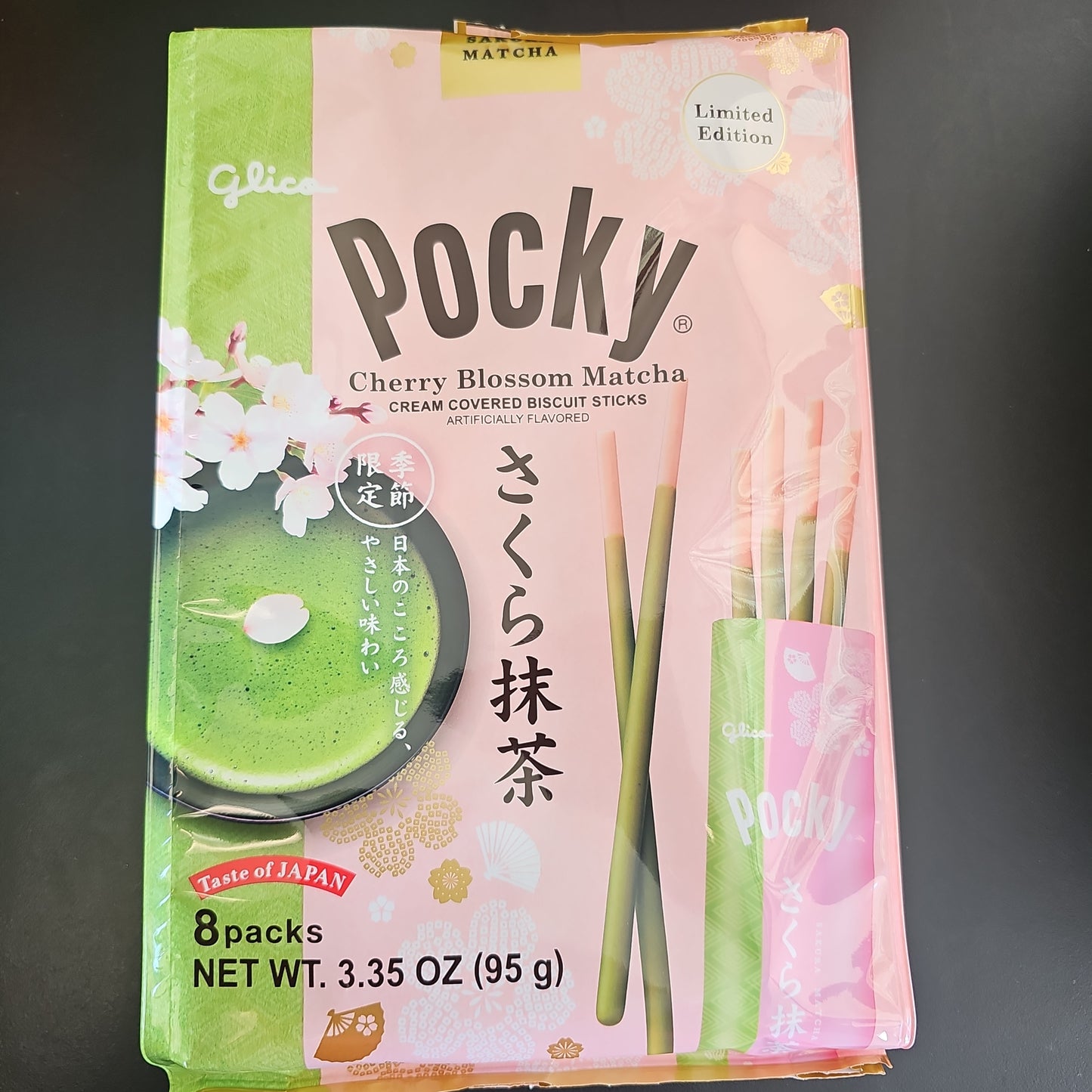 Limited Edition Pocky Sakura & Matcha